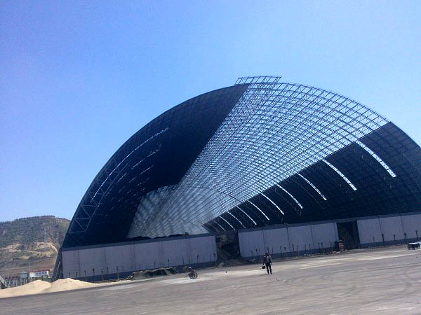 遂宁桶壳螺栓球网架工程